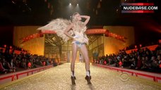 8. Alessandra Ambrosio Sexy in Lingerie – The Victoria'S Secret Fashion Show 2010