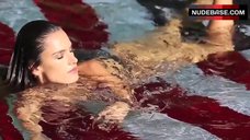 1. Alessandra Ambrosio Bikini Scene – Love Advent Calendar Shoot