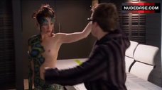 4. Angela Besharah Topless Scene – American Pie Presents Beta House