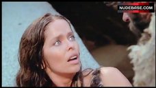 5. Barbara Bach Sexy Scene – Caveman