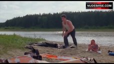 9. Vj Kewl Sunbathing Topless – Lake Placid 2