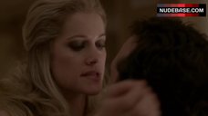 7. Gillian Alexy Sexy in Red Lingerie – The Americans