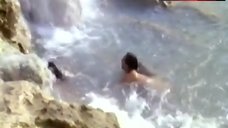 4. Barbara De Rossi Nude in Waterfall – La Cicala