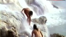 6. Barbara De Rossi Nude in Waterfall – La Cicala