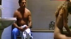 10. Barbara De Rossi Naked in Bathroom – La Cicala