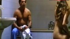 8. Barbara De Rossi Naked in Bathroom – La Cicala