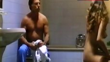 9. Barbara De Rossi Naked in Bathroom – La Cicala