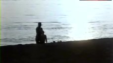 3. Barbara De Rossi Full Nude on Beach – Angela Come Te