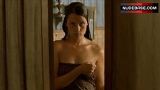 2. Astrid Berges-Frisbey Exposed Tits – The Sea Wall