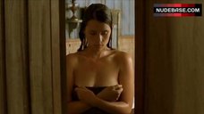 5. Astrid Berges-Frisbey Exposed Tits – The Sea Wall
