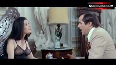 8. Edwige Fenech in See Through Bodysuit – La Signora Gioca Bene A Scopa?