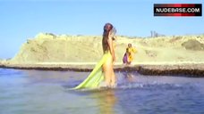 7. Edwige Fenech Topless Washing in Lake – Il Ladrone