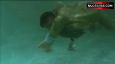 7. Serena Grandi Topless in Pool – Roba Da Ricchi