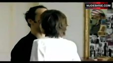 10. Julie Gayet in White Lingerie – Clara Et Moi