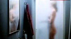 6. Maud Adams Nude in Shower – Tattoo