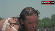 7. Jenny Agutter in White Bra and Panties – Walkabout