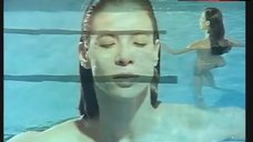 10. Valeria Christodoulidou Nude Swimming – Monaxia Mou, Ola