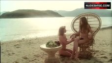 6. Olivia Pascal Shows Boobs and Pussy on Beach – Vanessa