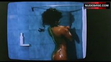 10. Carmen Russo Nude in Shower – Lady Football