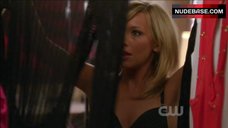 5. Katie Cassidy Sexy in Black Lingerie – Melrose Place