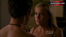 4. Sexuality Katie Cassidy in Lingerie Scene – Melrose Place