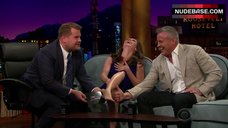 8. Alison Brie Sexy Legs – The Late Late Show With James Corden