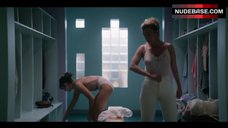 6. Alison Brie Nude in Locker Room  – Glow