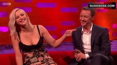 6. Jennifer Lawrence Shaking Tits – The Graham Norton Show