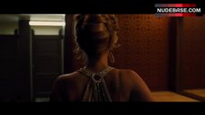5. Jennifer Lawrence Nipples Strough Dress – American Hustle