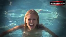 10. Sarah Horvath Bare Breasts and Butt – Pool Party