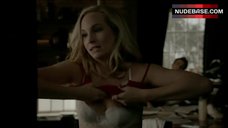 9. Candice Accola in Lace Bra – The Vampire Diaries