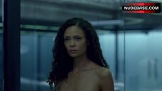 10. Angela Sarafyan Full Frontal Nude – Westworld