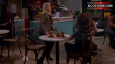 2. Brooke Lyons Lesbian Kissing in Cafe – One Big Happy