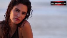 9. Bianca Balti Hand Covers Breasts – Sports Illustrated: Swimsuit 2017