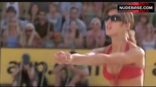 4. Kayla Ewell Beach Volleyball in Bikini– Impact Point