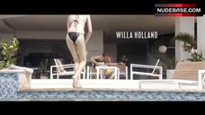 5. Willa Holland Swims in Poll in Hot Bikini – Blood In The Water