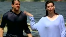 2. Kirstie Alley Nipples Through Wet Shirt – It Takes Two