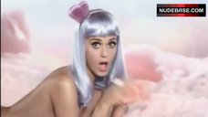 3. Katy Perry Lying Nude on Cloud – California Gurls