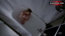 3. Emma Roberts Nakeb in Bathtub – American Horror Story