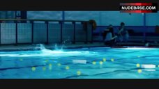 3. Kimberley Nixon Jumps in Pool in Lingerie – Cherrybomb