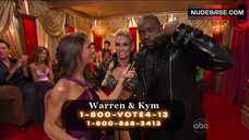 9. Kym Johnson Cleavage in Bra – Dancing With The Stars