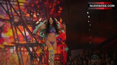 3. Adriana Lima Sexy in Violet Bra and Panties – The Victoria'S Secret Fashion Show 2016