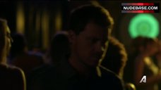 10. Rachel Blanchard Lesbian Kiss in Night Club – You Me Her