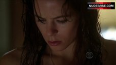 5. Elaine Cassidy Sexy in Black Bra and Panties – Harper'S Island