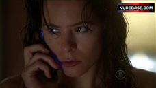 6. Elaine Cassidy Sexy in Black Bra and Panties – Harper'S Island