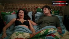 2. Jennifer Taylor Sexy in Black Lingerie – Two And A Half Men