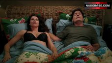 3. Jennifer Taylor Sexy in Black Lingerie – Two And A Half Men