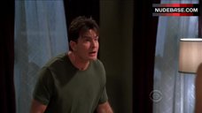 2. Jennifer Taylor in See Through Nighty – Two And A Half Men