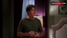 8. Jennifer Taylor in See Through Nighty – Two And A Half Men