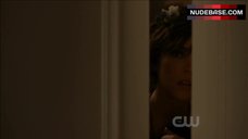 6. Jessica Lowndes Underwear Scene – 90210